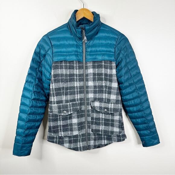 Toad & Co Breckinridge Parka Women's Size XS Plaid Quilted Zip Puffer Jacket - Picture 4 of 13